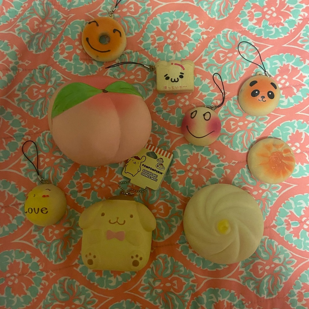 9 pack of squishys toys